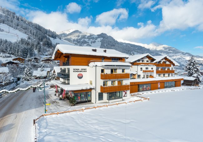 Appartement-Pension Kendlbacher und Schuh-Sport Kendlbacher im Winter